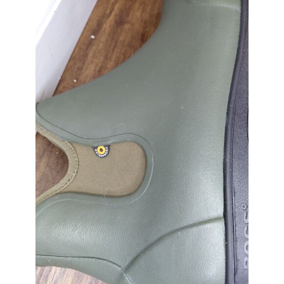 Bogs Outdoor Boots Mens Slip On Waterproof  Olive Green Rain  Size 12 main image 7